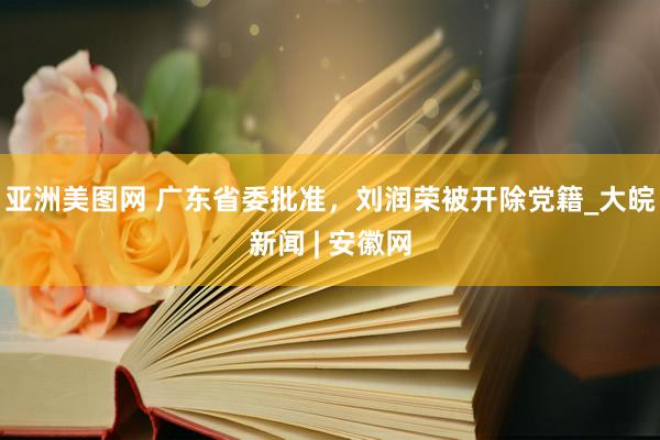 亚洲美图网 广东省委批准，刘润荣被开除党籍_大皖新闻 | 安徽网