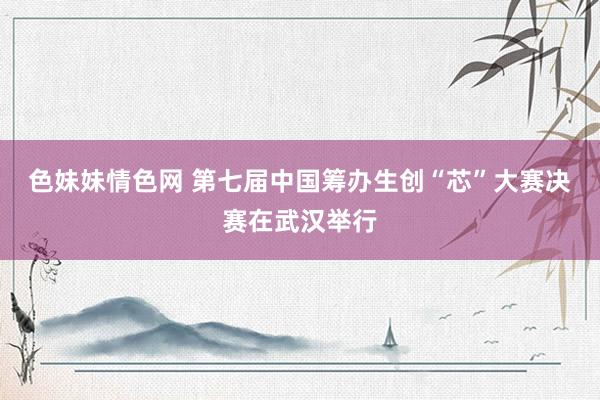 色妹妹情色网 第七届中国筹办生创“芯”大赛决赛在武汉举行